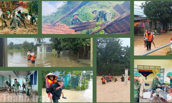 Thanh niên Quân đội: Điểm tựa vững chắc trong phòng, chống thiên tai và cứu hộ